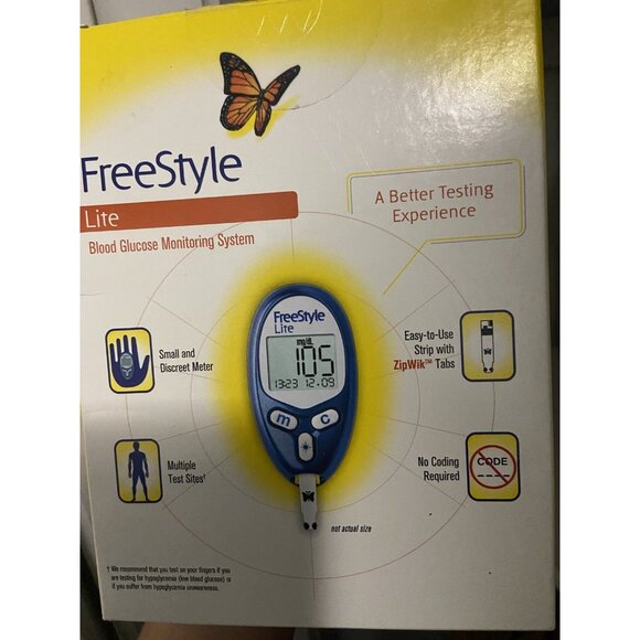 FreeStyle Lite Blood Glucose 10 Lancets ~ 11/30/25 - Picture 4 of 4